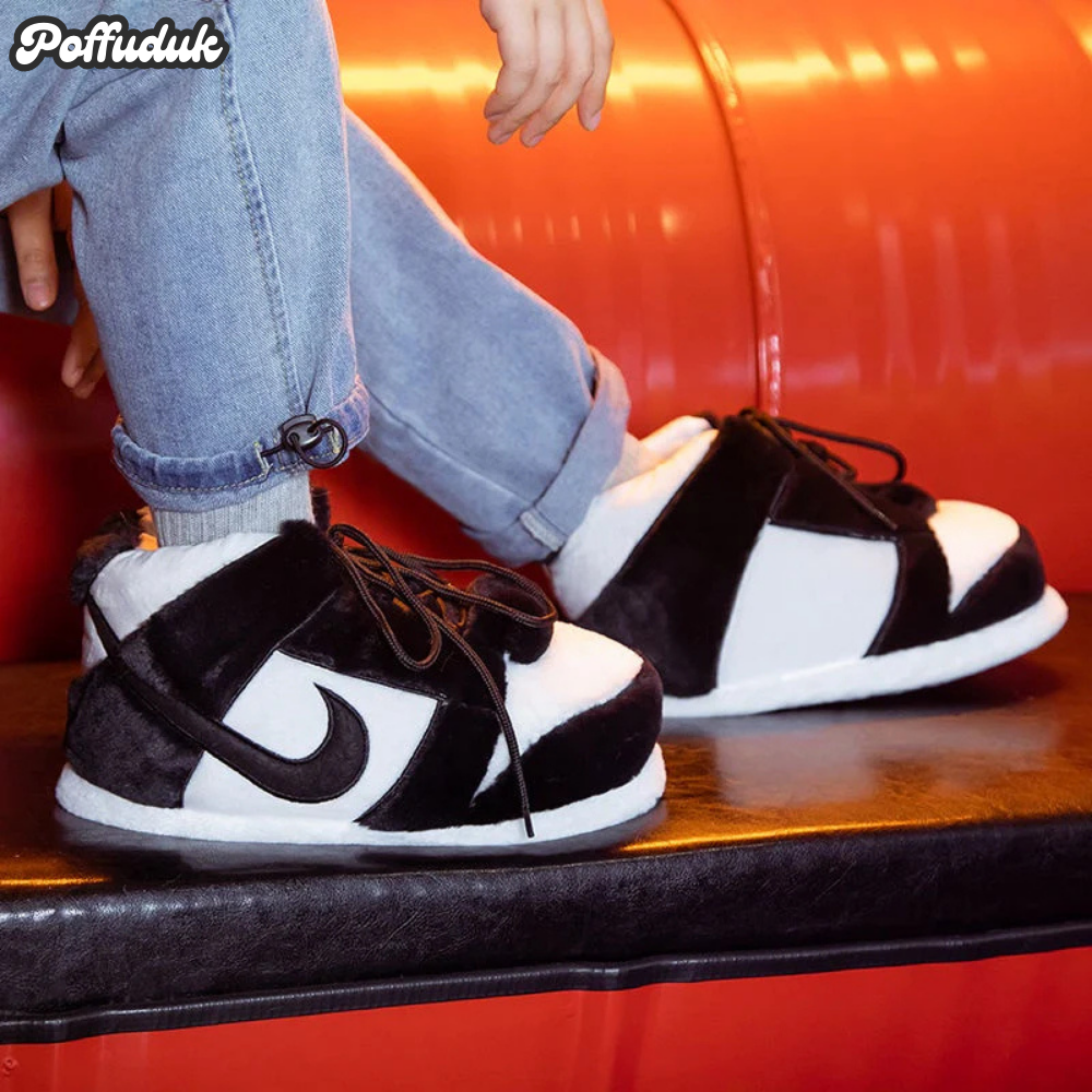 Poffuduk™ Dunk | PANDA Panduf (SİYAH-BEYAZ)