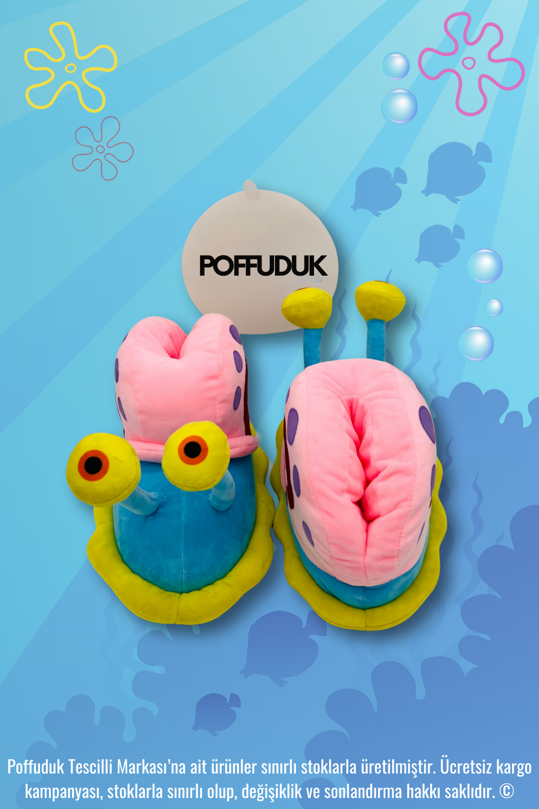 Poffuduk™ Salyangoz Gary Panduf | Spongebob Series