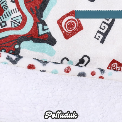 Poffuduk™ Giyilebilir Battaniye | Etnik Dokunuş